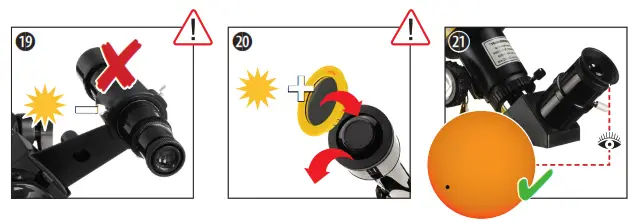 BRESSER SKYLUX 60 700 AZ Refractor Telescope with Azimuthal Mount - fig7