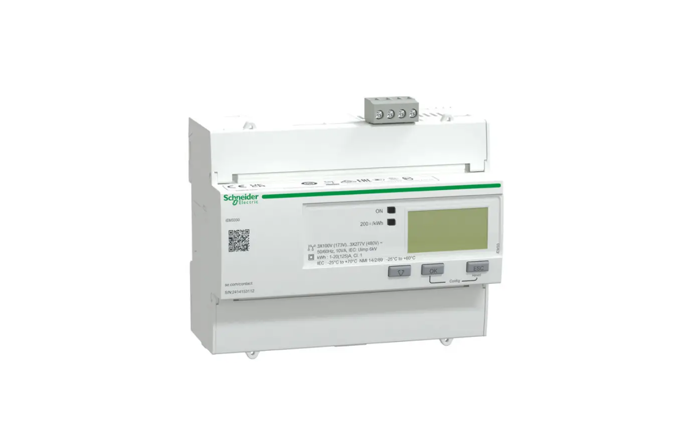 Schneider Electric Iem3300 Series 125 A Watt-hour Meter Instruction Manual