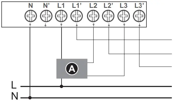 1PH multiple load with N