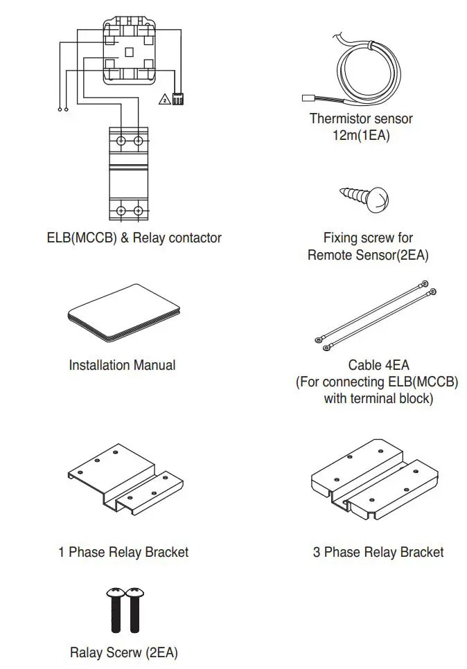 LG PHLTA DHW Tank Module Instruction Manual - Part Description