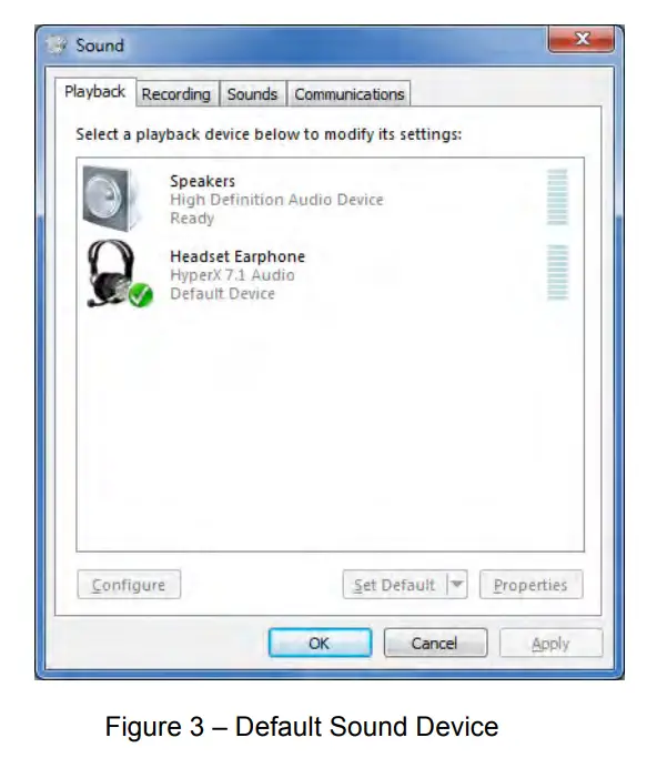To ensure that HyperX Cloud II is the default audio device, you must follow these instructions