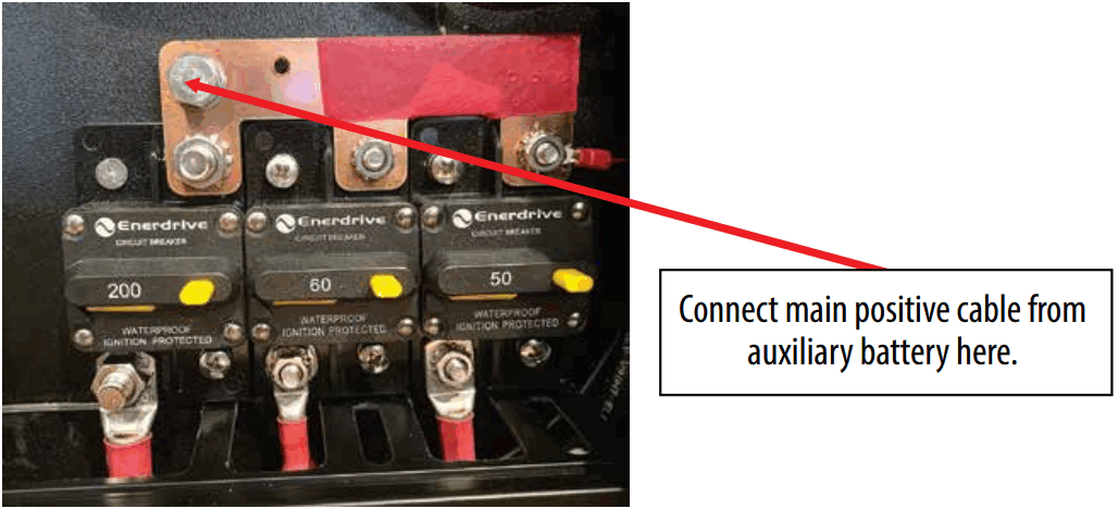 Enerdrive Wanderer Power System 1600W Combi with 40A AC Charger and 40A DC DC Charging - Connect main