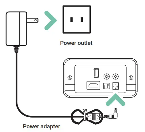 TETON MAJORITY AUDIO SPEAKER CAMBRIDGE - Power adapter