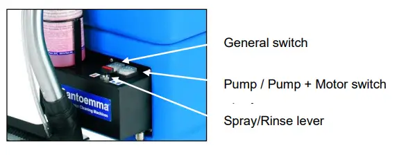NACECARE NC8025152 TP8X Tempest Carpet Extractor - panel