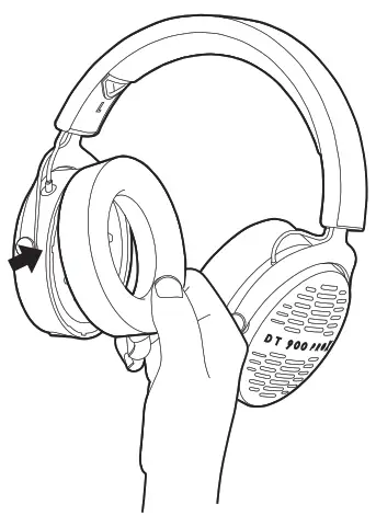 beyerdynamic T900 Pro X Professional Headphones - HOW TO CHANGE THE EAR PADS 1