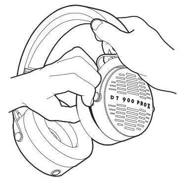 beyerdynamic T900 Pro X Professional Headphones - HOW TO CHANGE THE EAR PADS