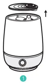 Dr Trust 907 Cool Mist Humidifier-step 1