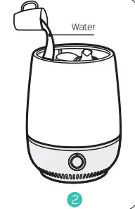 Dr Trust 907 Cool Mist Humidifier-step 2