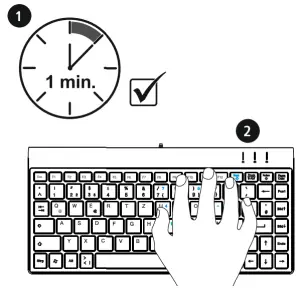 hama Slimline Keyboard SL720 Instruction - keyboard