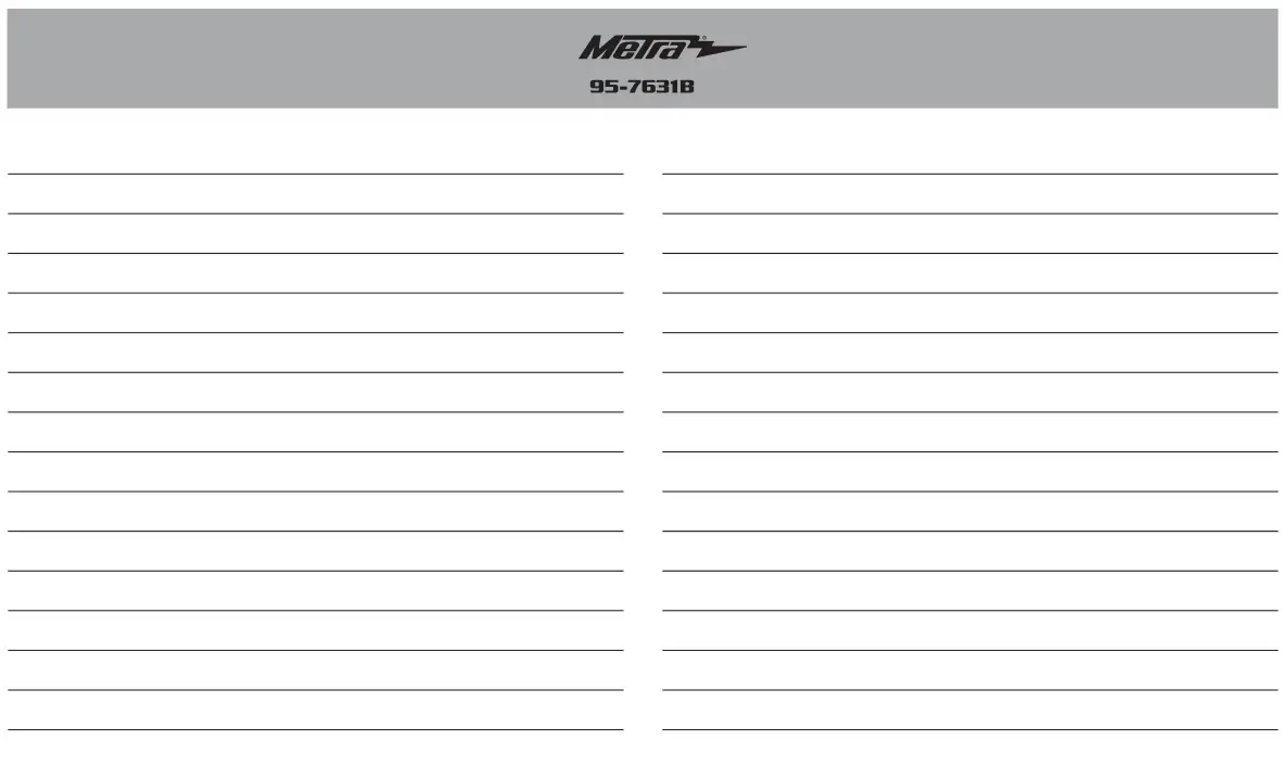 MeTra 95-7631B Nissan Titan 2017-2019 - note