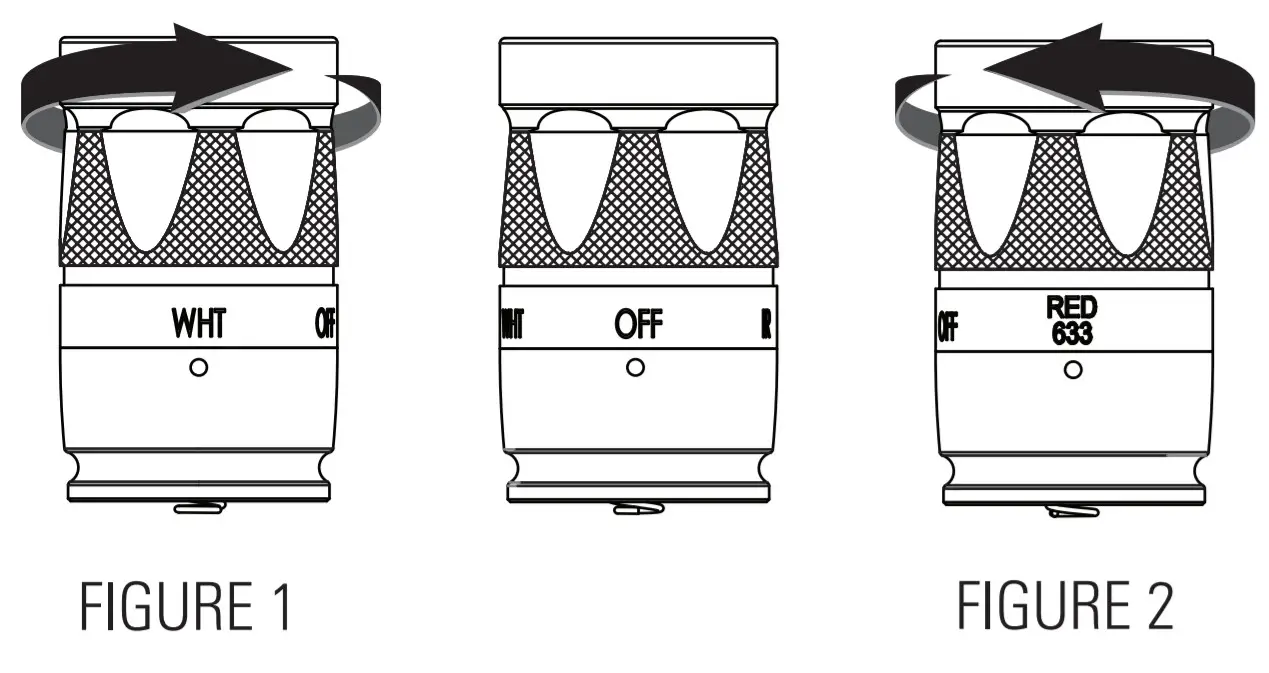 AVIATOR Dual Output Multi-Spectrum LED Flashlight -FIGURE 3