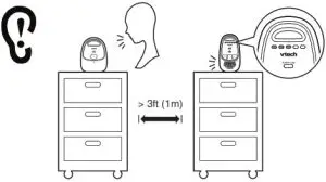 vtech DM111 Audio Baby Monitor - baby monitor