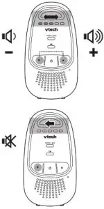 vtech DM111 Audio Baby Monitor - volume