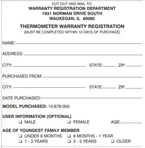 Warranty Card