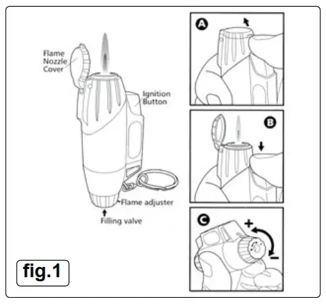 SEALEY AK4041 Heating Torch Butane Micro - Product Overview