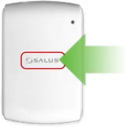 SALUS Thermostat Sensor TS600 User Guide - Touch sensor area