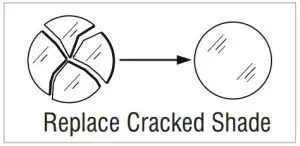 Replace Cracked Shade