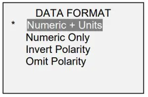 MARK 10 Digital Torque Gauges TT03 Series - Data Format