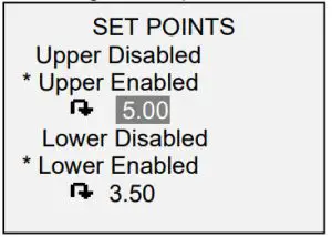 MARK 10 Digital Torque Gauges TT03 Series - Set Points