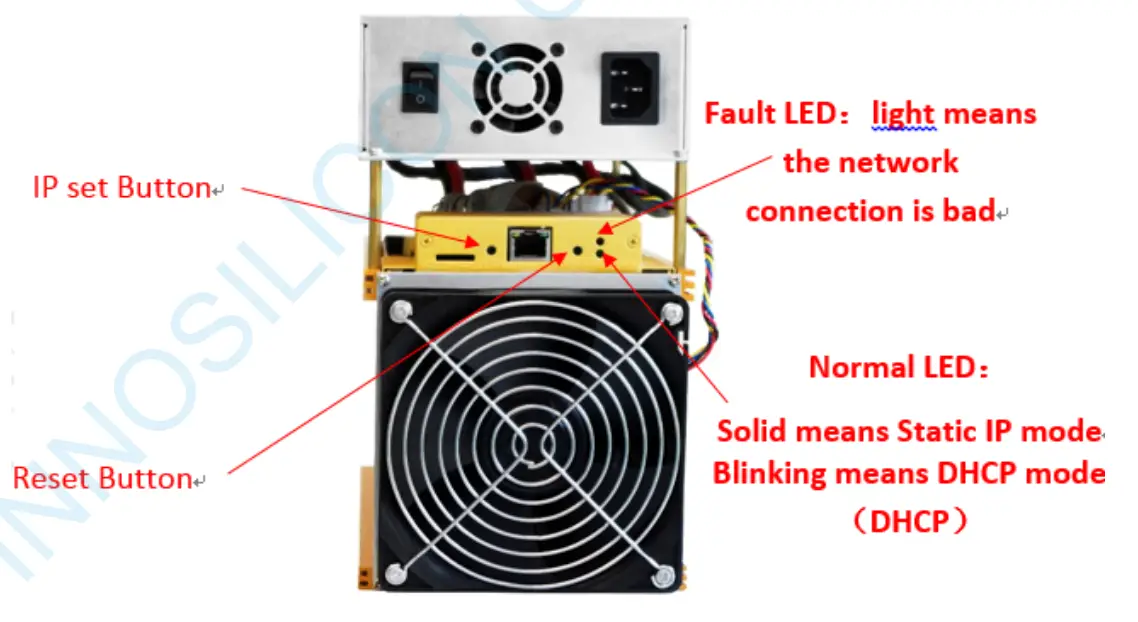 INNOSILICON T2T 24T BTC Mining Machine - Connect