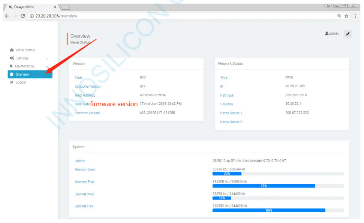 INNOSILICON T2T 24T BTC Mining Machine - OVERVIEW