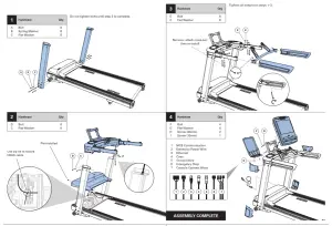 MATRIX BB789 Lifestyle Treadmill with LED Console -ASSEMBLY