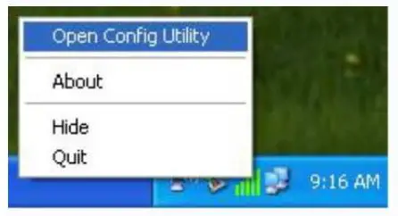 Shen Zhen Xin Hua Tian Technology XHT-6B17 Wireless USB Adapter - Open Config Utility