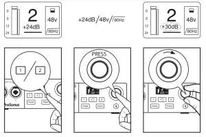 PreSonus 70 12000164 B Revelator io24 2 Channel Audio Interface For Streamers and Podcasters - fig 1