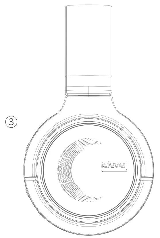 iclever BTH15 Wireless Headphones - fig 2