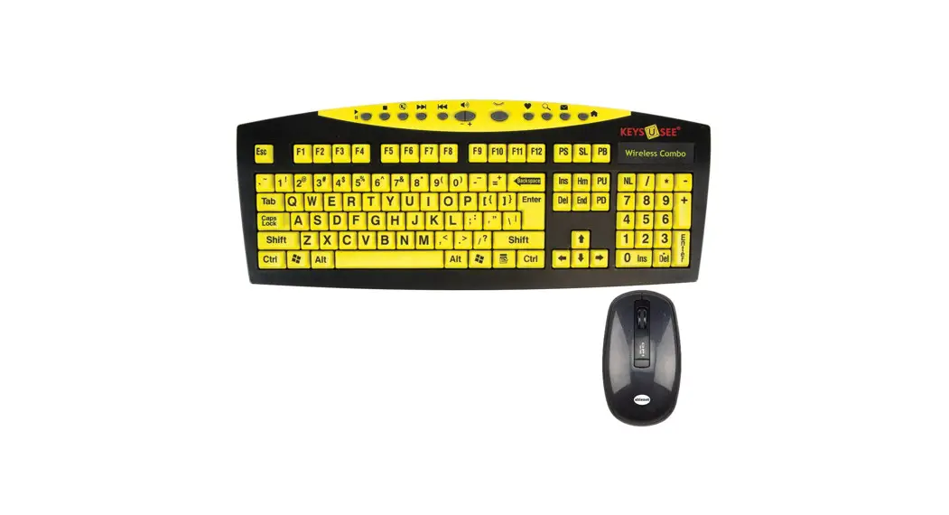 Ablenet 10090401 Keys-u-see Wireless With Mouse User Guide