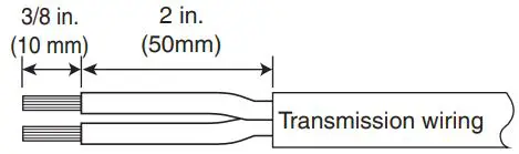 DAIKIN VRV System Air Conditioner Instruction Manual - Transmission wiring
