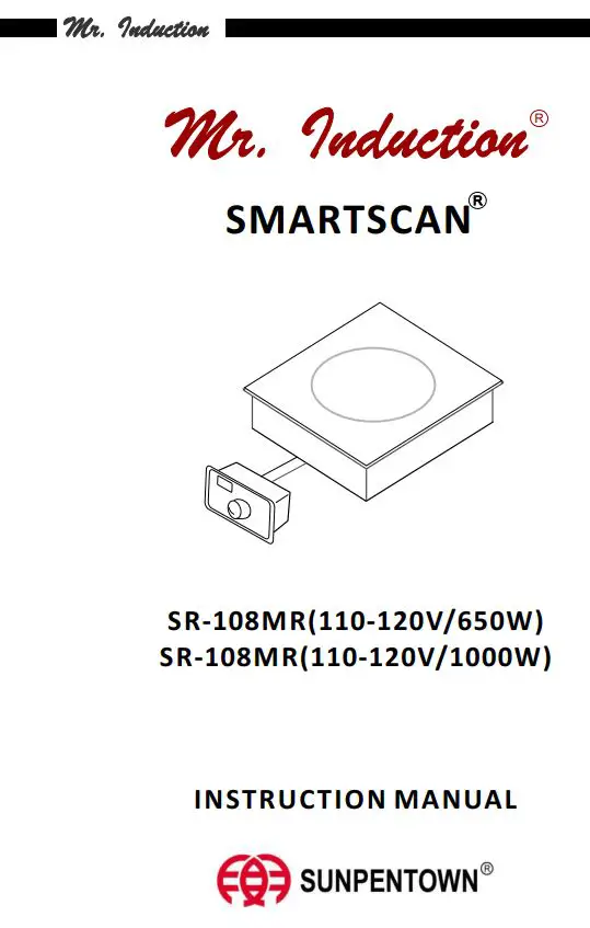 SUPENTOWN SR-108MR SmartScan Instruction Manual