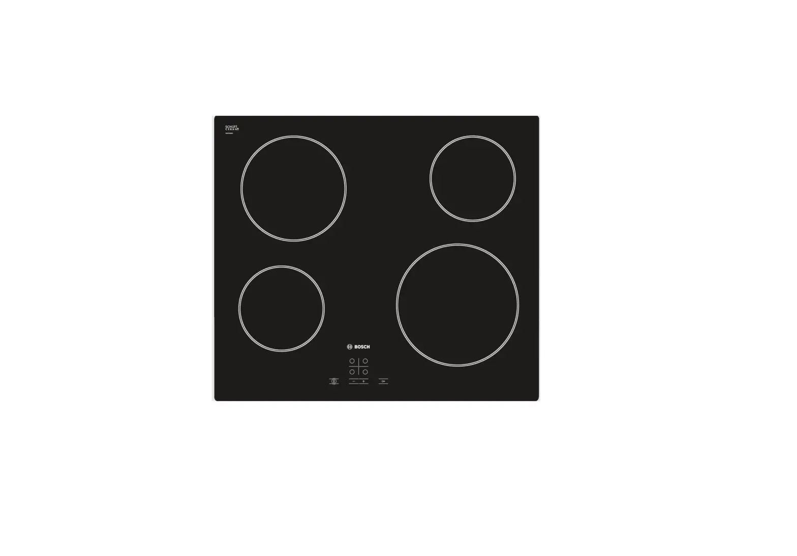 Boch Pke6 4 Electric Hob 60 Cm Black Surface Mount Without Frame User Manual