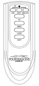 MARTEC Four-Seasons Ceiling Fan Infrared Remote Control Kit - ICON