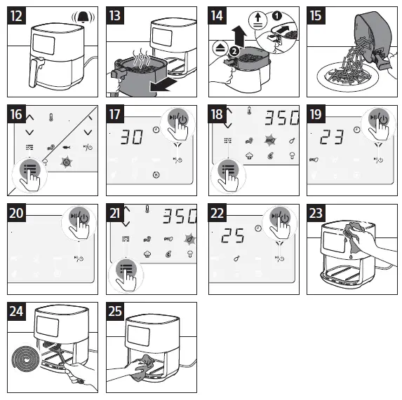 PHILIPS HD925X Essential Aurfryer with LED Screen FIG 4