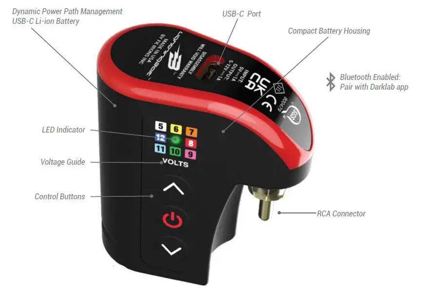 darKLab 800479 LightingBolt Machine Battery FIG-2