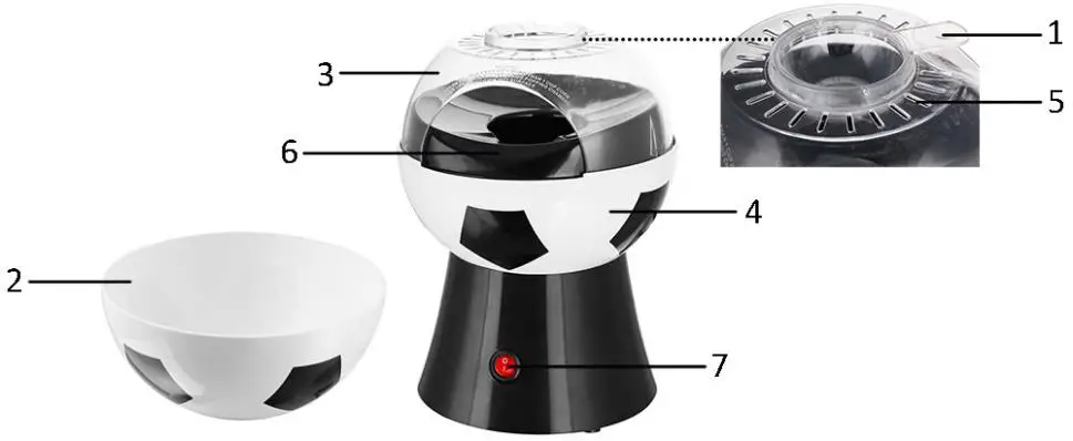 emerio POM-109139 Popcorn Maker fig1