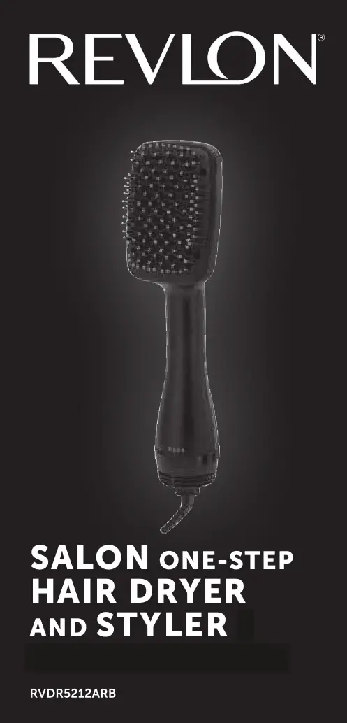 REVLON Salon One-Step Hair Dryer And Styler User Manual