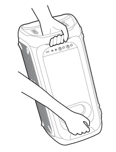 Carrying THE PARTYBOX