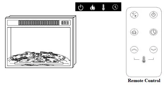 GOOD-GRACIOUS-63044-WNT-HD-43.31-Inch-MDF-Electric-Fireplace-with-Mantel-Freestanding-Heater-8