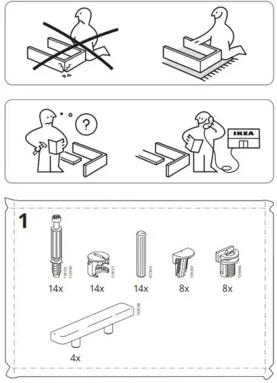 IKEA 904 608 94 SMÅGÖRA Wardrobe - fig 1