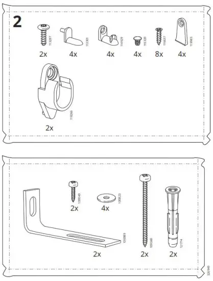 IKEA 904 608 94 SMÅGÖRA Wardrobe - fig 2