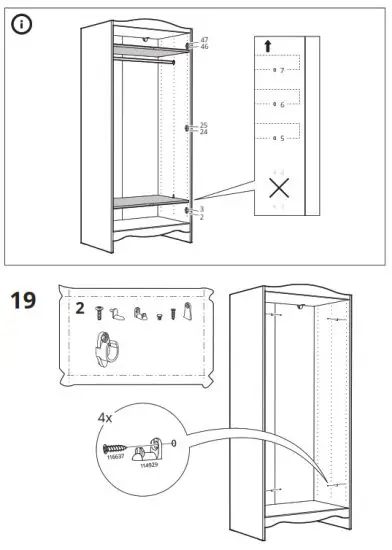 IKEA 904 608 94 SMÅGÖRA Wardrobe - fig 23