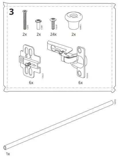 IKEA 904 608 94 SMÅGÖRA Wardrobe - fig 4