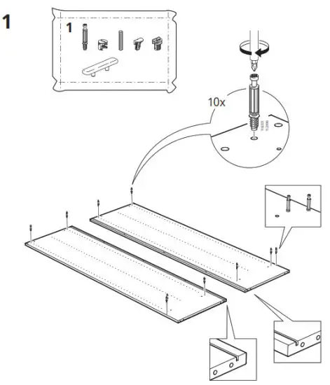 IKEA 904 608 94 SMÅGÖRA Wardrobe - fig 5