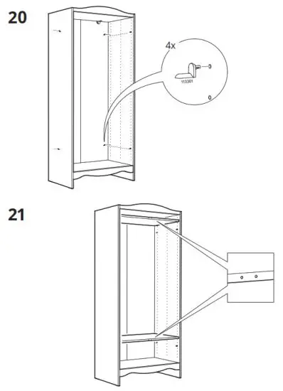 IKEA 904 608 94 SMÅGÖRA Wardrobe - fig25