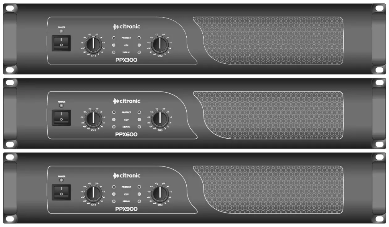 citronic PPX Series Power Amplifiers