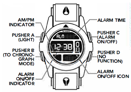 NIXON A489-001 Baja Watch with Chronograph 3
