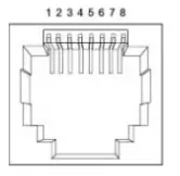 antaira INJ C201G bt 24 T Industrial Gigabit PoE Injector - Ethernet Ports