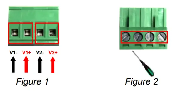 antaira INJ C201G bt 24 T Industrial Gigabit PoE Injector - Power Inputs Wiring